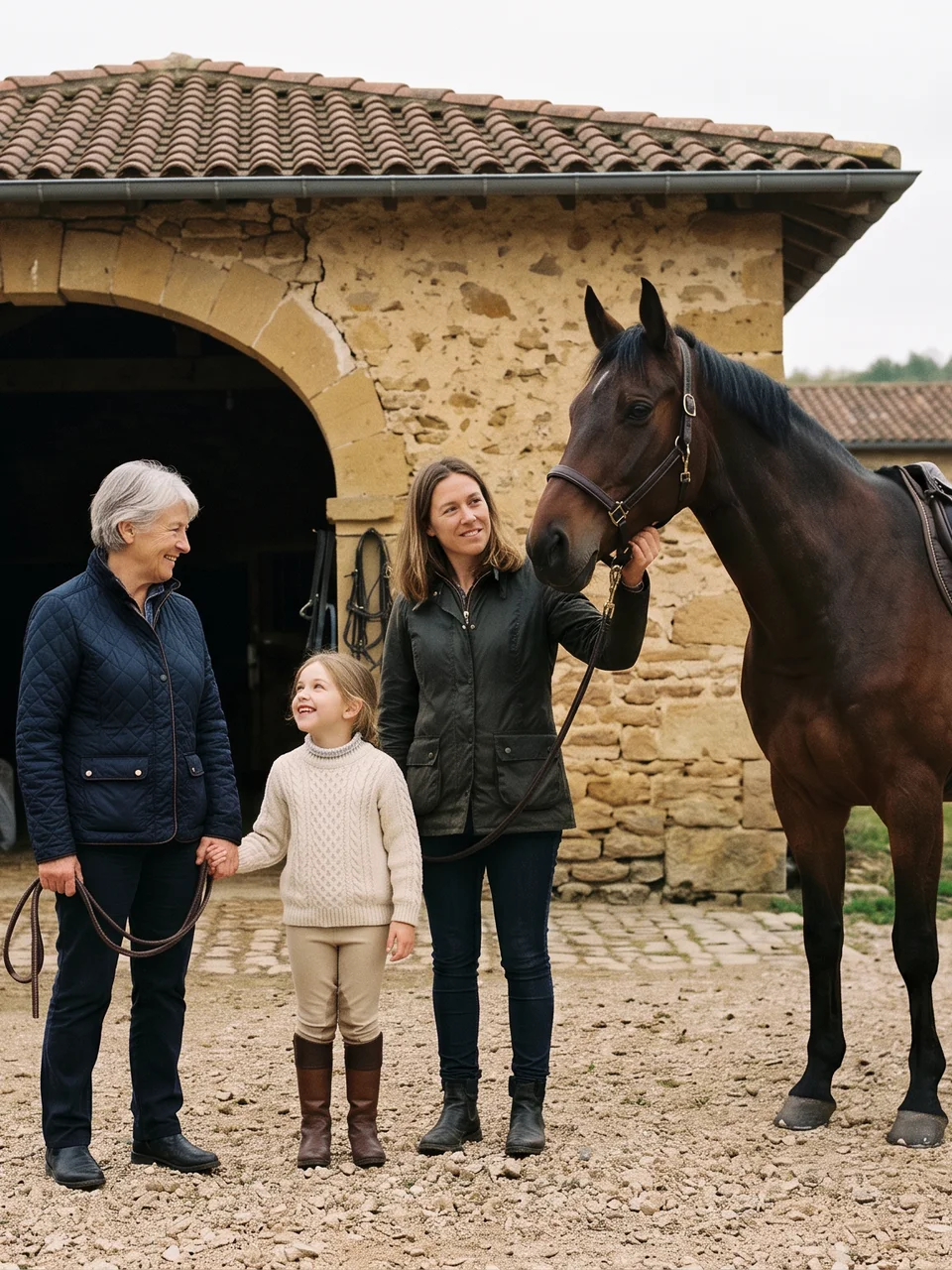 L'équipe, Les Écuries de Chambeaud, centre équestre à Savasse